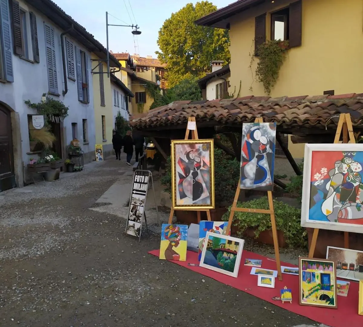 Quarto em Acomodações Particulares Camera Navigli Con Bagno Privato Milão Itália